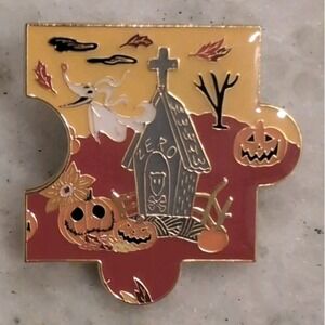 Loungefly Nightmare Before Christmas Fall Puzzle Pin Zero